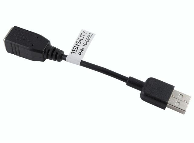 Tensility International-10-00657 Cable Assembly USB Cable Assembly 0.1m USB Type B to USB Type A 5 to 5 POS PL-RCP 28AWG