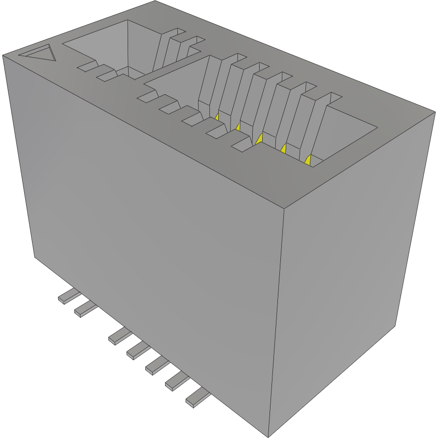 Samtec-MEC1-108-02-S-D Conector de borde de tarjeta Conn Card Edge SKT 16 POS 1mm Solder ST SMD Tube