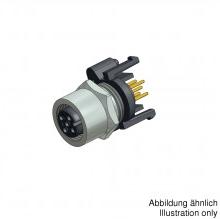 CONEC-43-01165 Connecteur circulaire Conn M12 Circular SKT 5 POS Solder ST Thru-Hole 5 Terminal 1 Port