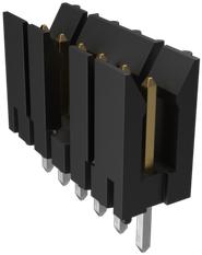 Amphenol Communications Solutions-69167-106HLF Connector Headers and PCB Receptacles PV Shrouded Header, Wire to Board connector, 2 Wall Shrouded Header - Through Hole - Single row - 6 Positions 2.54mm - Vertical