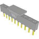 Conn Socket Strip SKT 10 POS 2mm Solder ST Top Entry Thru-Hole TIGER EYE™ Tube