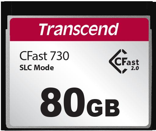 Transcend Information-TS80GCFX730 Flash-Karten Flash Card 80G-byte 3.3V CFast Bulk