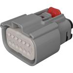 Conn Housing RCP 12Power POS 3.5mm Crimp ST Cable Mount Light Gray MX 150™ Carton