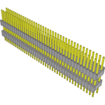 Conn Board Stacker HDR 80 POS 1.27mm Solder ST Thru-Hole Tube