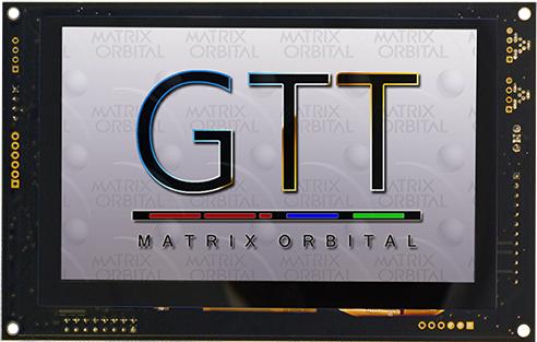 Matrix Orbital-GTT50ATPCBLMB0H1CUV5 Módulos TFT 5in TFT WVGA 800x480Pixels I2C -20°C to 70°C