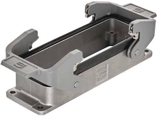 HARTING-09628242301 Adaptateurs pour manchons thermorétractables Hood 180° 24 Shell Size Aluminum Die Cast