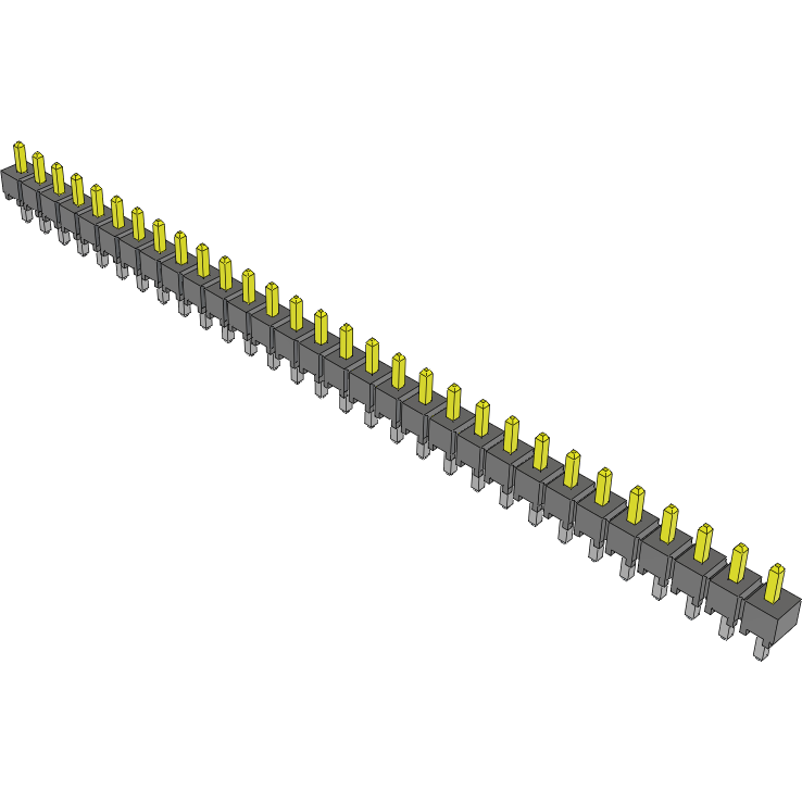 Samtec-HTSW-130-06-L-S Steckverbinderleisten und Leiterplattenbuchsen Conn Unshrouded Header HDR 30 POS 2.54mm Solder ST Top Entry Thru-Hole Bulk