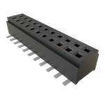 Conn Micro Socket Strip SKT 22 POS 1mm Solder ST SMD Tube