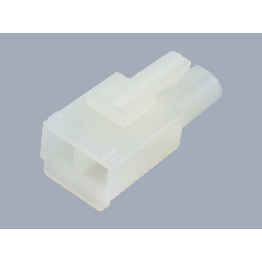 Molex-0019091029 Einzeladersteckverbinder, Gehäuse Conn Housing RCP 2 POS 6.7mm Crimp ST Cable Mount Natural Bag