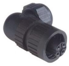 Lumberg-934129100 Conector circular Conn Circular SKT 4 POS Screw RA Cable Mount 4 Terminal 1 Port