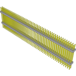 Conn Board Stacker HDR 100 POS 2mm Solder ST Thru-Hole Bulk