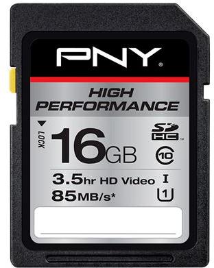 PNY Technologies-P-SDHC16GU185-GE Flash Cards Flash Card 16G-byte SDHC Card