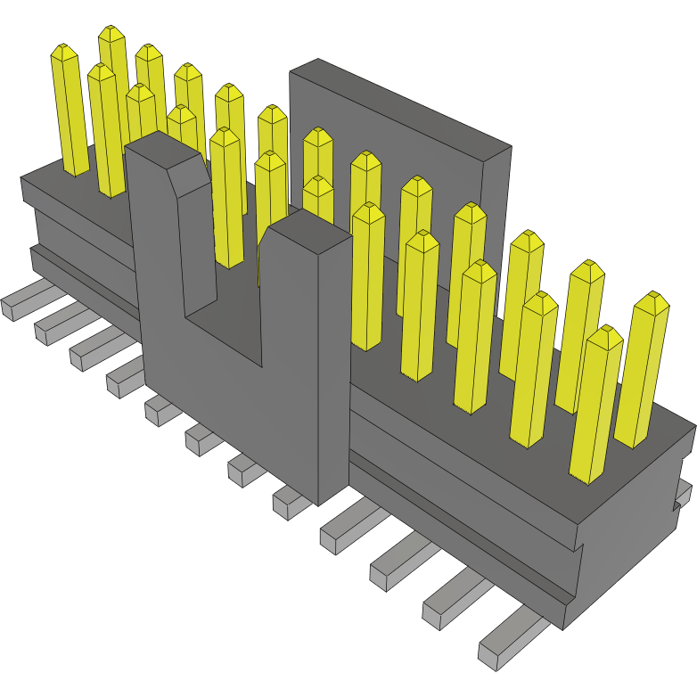 Samtec-FTSH-112-01-L-DV-K-TR 连接器插头及 PCB 插座 Conn Unshrouded Header HDR 24 POS 1.27mm Solder ST Top Entry SMD TIGER CLAW™ T/R