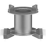 TDK-B65687A1018T1 Ferritzubehör Ferrite Accessories Coil Former Black Polyterephthalate