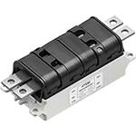 Power Line Filter EMC 200A 500VDC Busbar Flange Mount