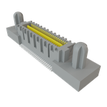 Conn Micro High Speed Terminal Strip HDR 52 POS 0.635mm Solder ST SMD Tray