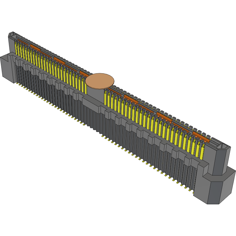 Samtec-QRM8-052-07.0-L-D-A-K Cabezales del conector y receptáculos PCB Conn High Speed Terminal Strip HDR 104 POS 0.8mm Solder ST Top Entry SMD Tray
