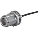 HUBER+SUHNER-24_N-50-2-4/133_NE Connettore RF Conn Type N 0Hz to 11GHz 50Ohm Crimp ST Panel Mount F Gold Over Nickel Single