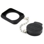 Connector Accessories Protective Cap Straight Elastomeric Black Box