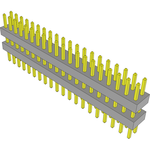 Conn Board Stacker HDR 40 POS 2mm Solder ST Top Entry Thru-Hole Bulk
