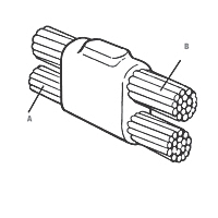 Thomas & Betts-CC7-4-#2S#2S 电缆配件 Cable to Cable - Pictorial Index