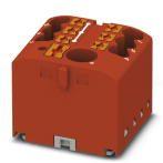 PHOENIX CONTACT-3273334 Steckverbinder, Klemmenblöcke Conn Distribution Terminal Block 7 POS Spring Clamp DIN Rail/Panel Mount 24A