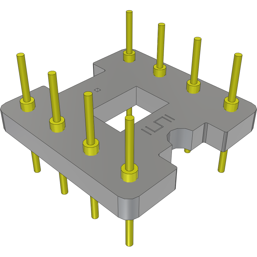 Samtec-APO-308-T-H 插座连接器 Conn DIP Adapter HDR 8 POS 2.54mm ST Thru-Hole Bulk
