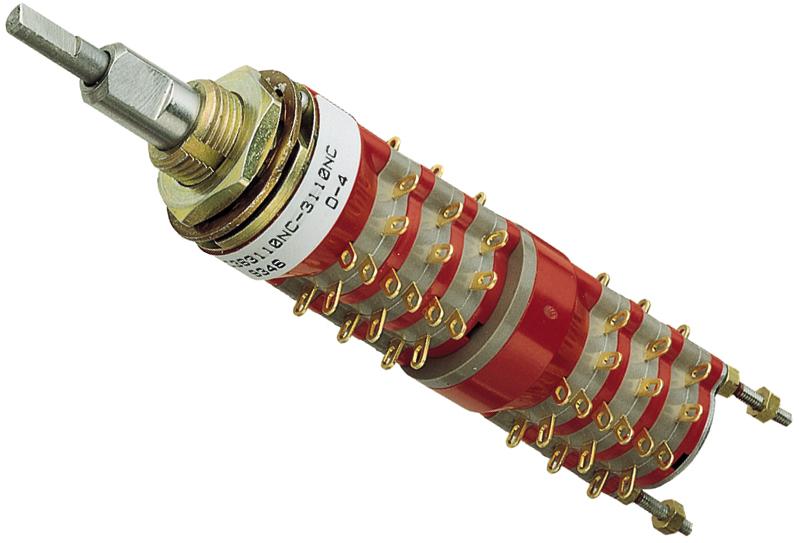 Grayhill-71C30-1AZ-1BZ Drehschalter Switch Rotary SP12T 12 Flatted Shaft Solder Lug 0.3A 115VAC 30VDC