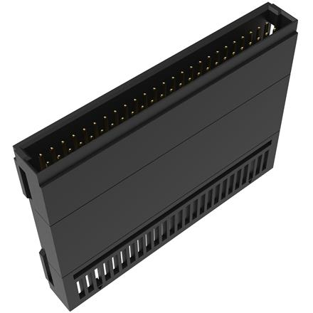 HARTING-15160502040041 Steckverbinderleisten und Leiterplattenbuchsen Conn Shrouded Header (4 Sides) Adapter M/M 50/50 POS 1.27mm ST Tray