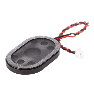 Same Sky (formerly CUI Devices)-CMS-30204-18L250 Altavoces Speakers Neodymium Iron Boron 700Hz 1.2W 94dBA 8Ohm Oval Wire Lead