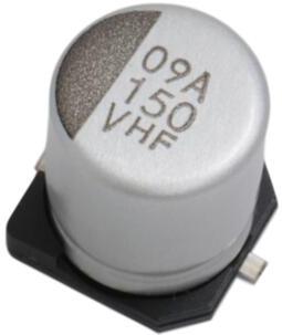 United Chemi Con-HHXF250ARA271MJA0G Condensateur en polymère d'aluminium Cap Aluminum Polymer Hybrid 270uF 25VDC 20%( 10 X 10mm) SMD 0.016 Ohm 4.5A 3000h 135°C Automotive T/R