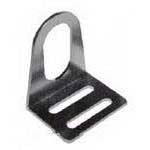 Omron-Y92EB12RAS Sensor Accessories Right Angle Bracket Slotted Adjustable for M12 Prox, Zinc-Plated Carbon Steel