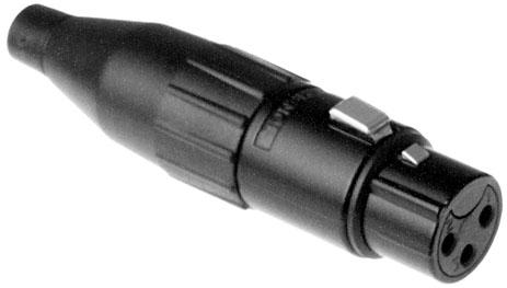 Amphenol-AC3FB 音频及视频连接器 Conn XLR Connector F 3 POS Solder ST Cable Mount 3 Terminal 1 Port