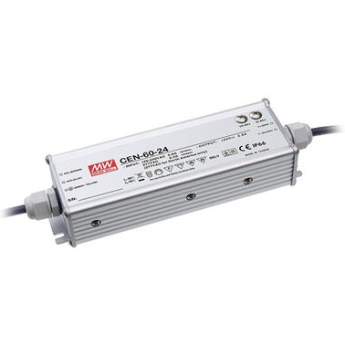 Mean Well Enterprises-CEN-60-48 Alimentation LED AC/DC LED Power Supply 62.4W Single 5-Pin