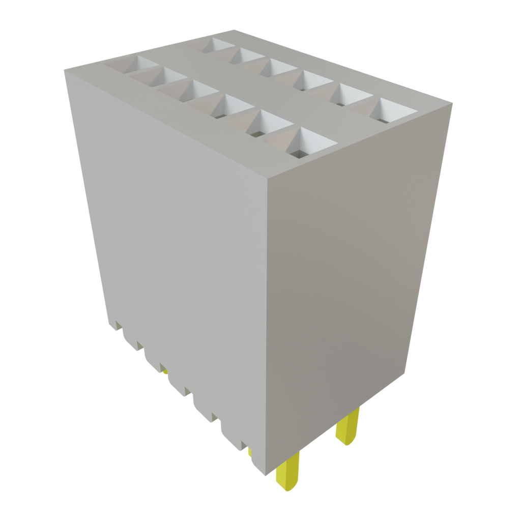 Samtec-SMS-106-01-S-D Steckverbinderleisten und Leiterplattenbuchsen Conn Socket Strip SKT 12 POS 1.27mm Solder ST Thru-Hole Bulk