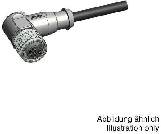 CONEC-43-10203 null Cable Assembly Circular TPU 10m M12 Circular 4 POS F