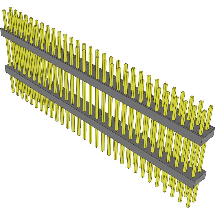 Samtec-EW-30-13-L-D-650 Connector Headers and PCB Receptacles Conn Board Stacker HDR 60 POS 2.54mm Solder ST Top Entry Thru-Hole Bulk