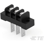 TE Connectivity-5-1437665-0 Steckverbinder, Klemmenblöcke Conn Barrier Strip 3 POS 9.53mm Faston ST Panel Mount 20A/Contact Package