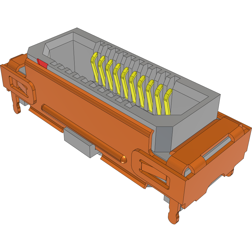 Samtec-ERF8-010-05.0-L-DV-S-TR Connector Headers and PCB Receptacles Conn Board to Board SKT 20 POS 0.8mm Solder ST SMD T/R