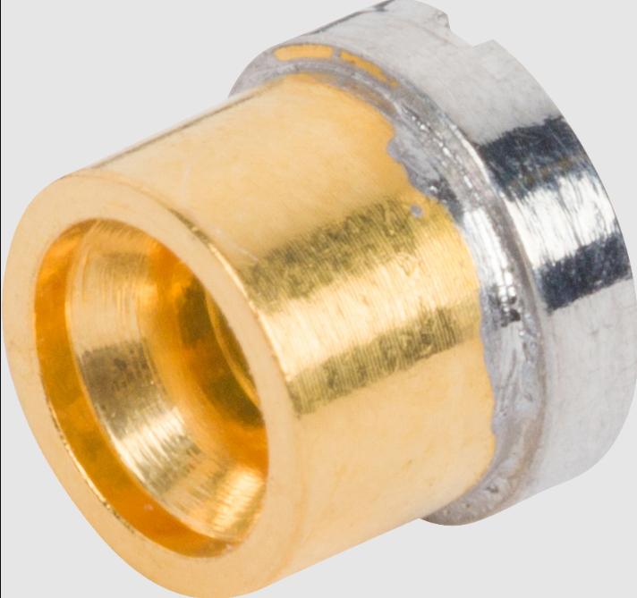 Amphenol-3211-20033 RF-Steckverbinder Conn SMPM 0Hz to 40GHz 50Ohm Solder ST SMD PL Gold Over Nickel Tray