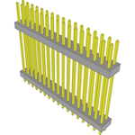 Conn Board Stacker HDR 34 POS 2mm Solder ST Top Entry Thru-Hole Bulk