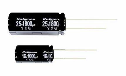 Rubycon Corporation-16YXG100MEFC5X11 Capacitor Aluminum Electrolytic Cap Aluminum Lytic 100uF 16V 20% (5 X 11mm) Radial 2mm 3000h 105°C