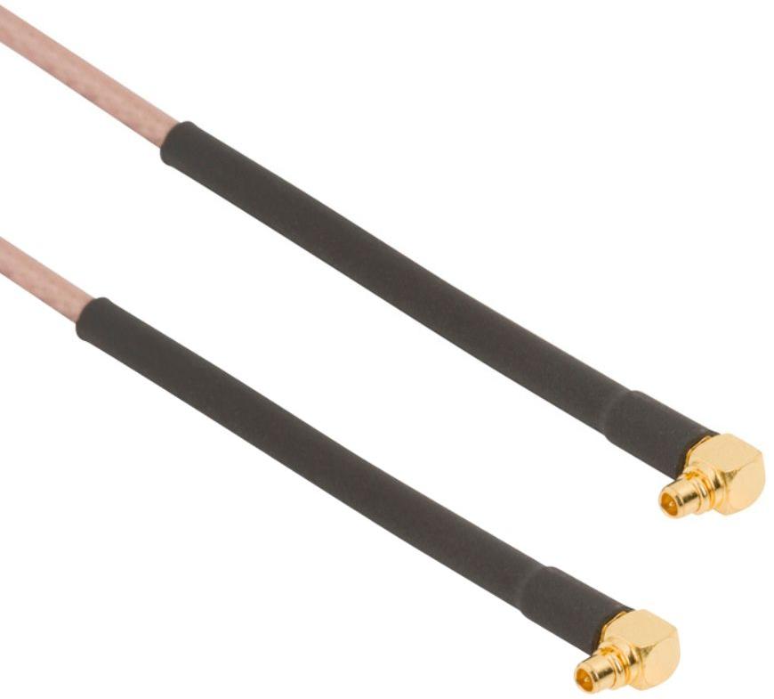 Amphenol RF-265104-01-12.00 Cable Assembly Coaxial Cable Assembly Coaxial 0.304m MMCX to MMCX M-M Bag