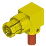 Conn SMP RA Cable Mount F Gold