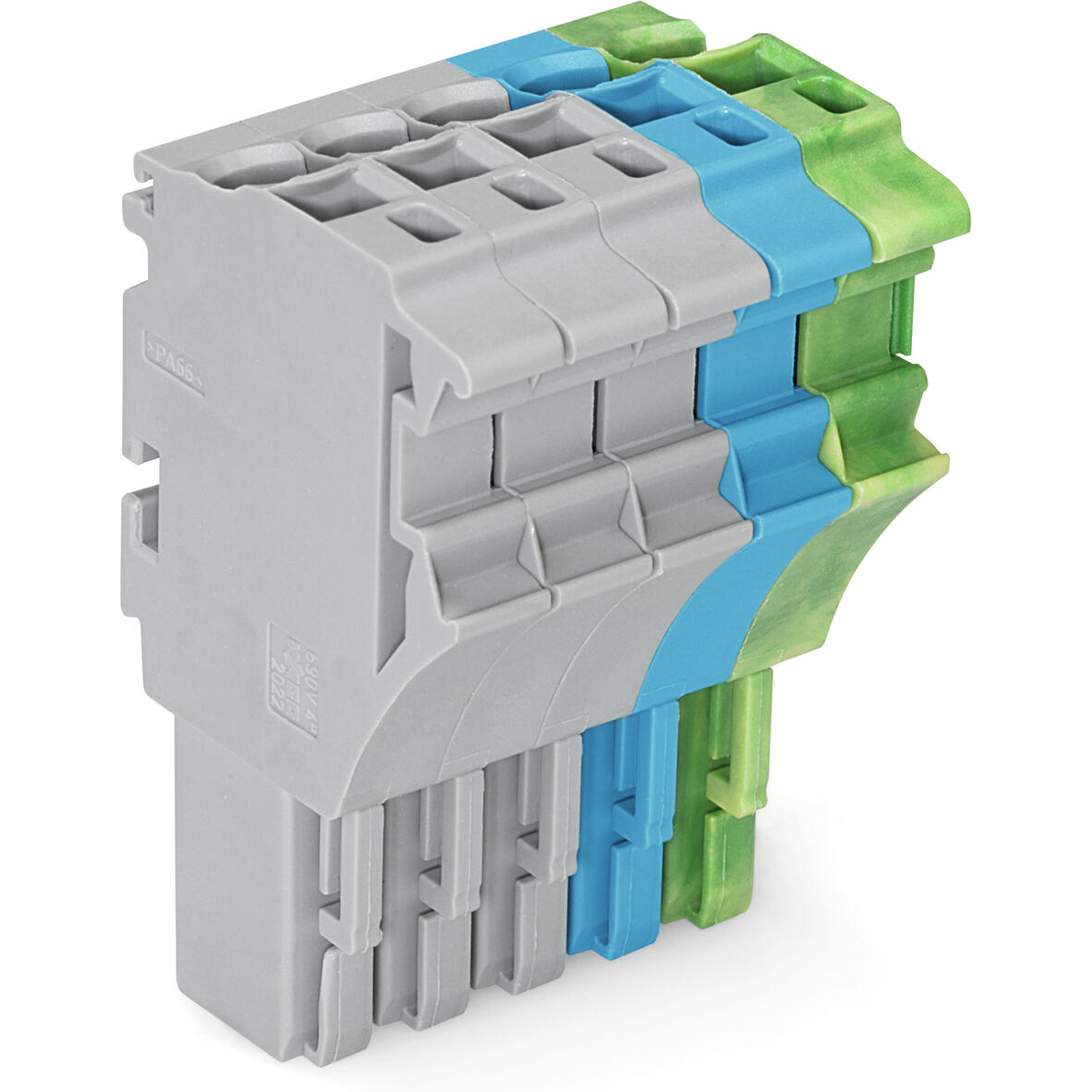 WAGO-2022-105/000-038 Bloques terminales del conector Conn Terminal Block F 5 POS T DIN Rail 24A Box