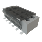 Conn Socket Strip SKT 12 POS 1.27mm Solder ST SMD Tube