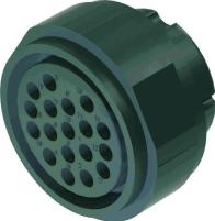 HARTING-09580183101 圆形连接器 Circular, Female Crimp Termination, 18 Pos, Straight