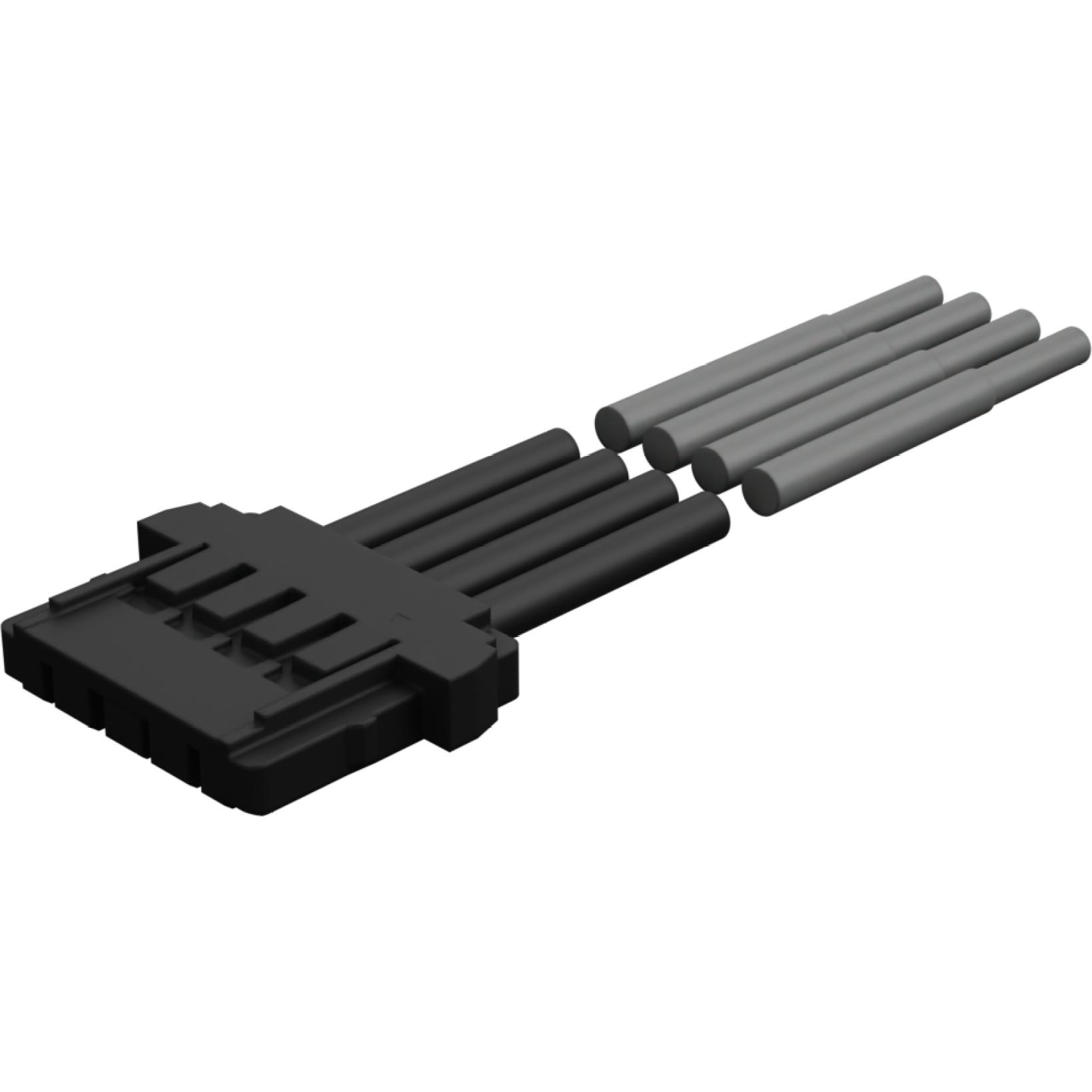 Molex-2196572040 其他电缆组件 Cable Assembly UL 10002 0.05m 20AWG Wire to Board 4 POS F Crimp Bag