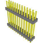 Conn Board Stacker HDR 24 POS 2.54mm Solder ST Top Entry Thru-Hole Bulk