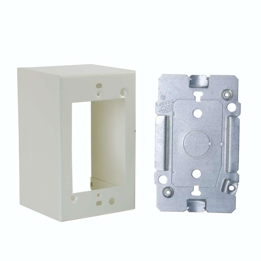 Legrand-16183 Cable Accessories Ivory One-Gang Extra Deep Device Box